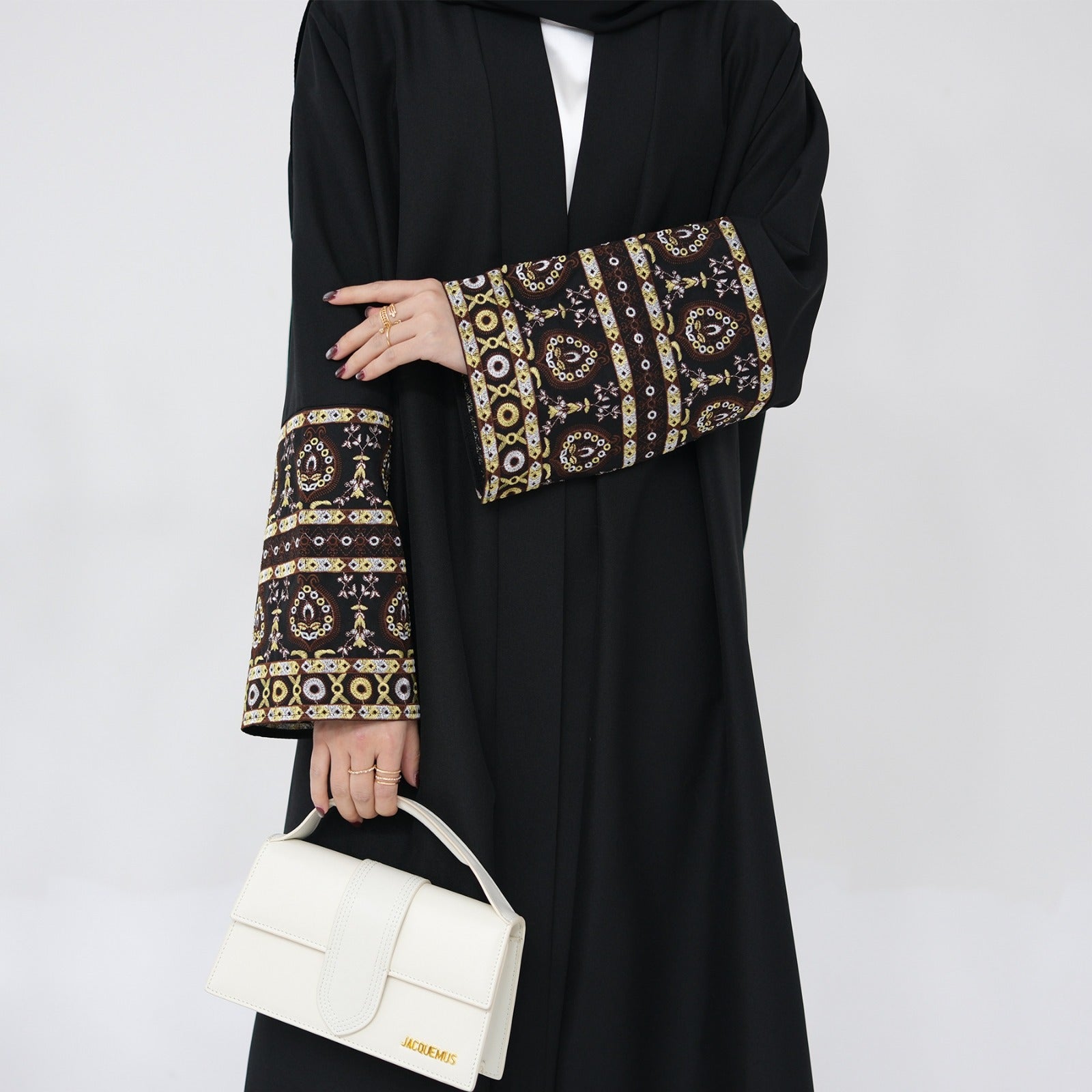 Hazera Linen Abaya (Black)