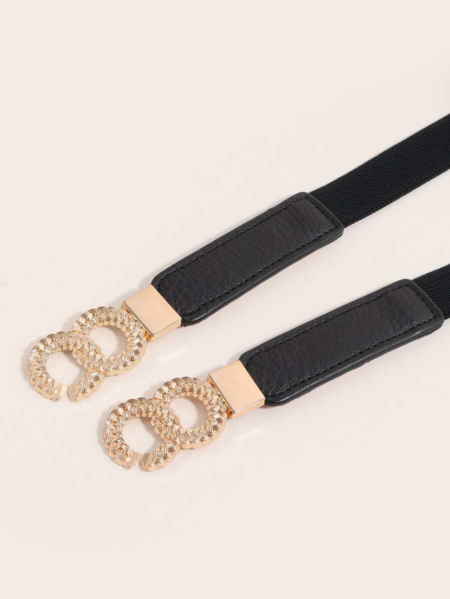 "QUINCY" Round buckle belt