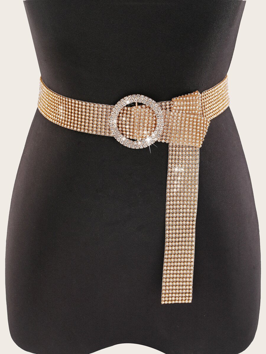 DIVA Gold Waist Chain Belt