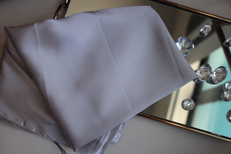 "MASIKA" Grey Premium Satin Scarf